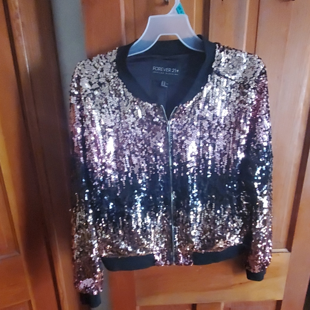 Forever 21 2x sequin jacket